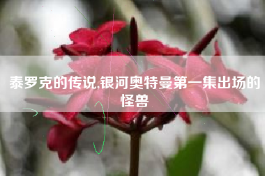 泰罗克的传说,银河奥特曼第一集出场的怪兽