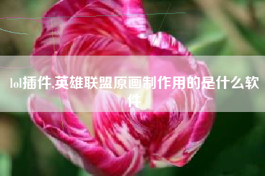 lol插件,英雄联盟原画制作用的是什么软件