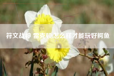 符文战神 雷克顿,怎么样才能玩好鳄鱼