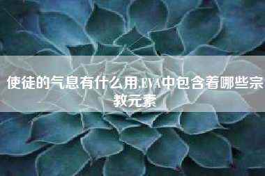 使徒的气息有什么用,EVA中包含着哪些宗教元素