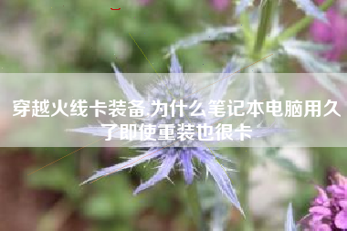 穿越火线卡装备,为什么笔记本电脑用久了即使重装也很卡