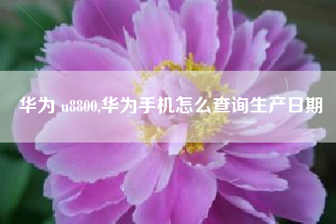 华为 u8800,华为手机怎么查询生产日期