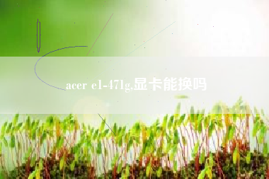 acer e1-471g,显卡能换吗