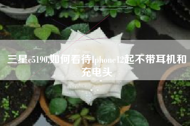 三星c5190,如何看待Iphone12起不带耳机和充电头