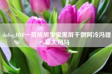 dnfwg,DNF一哥旭旭宝宝黑屏干倒阿冷冯提莫大司马