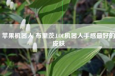 苹果机器人 布里茨,LOL机器人手感最好的皮肤