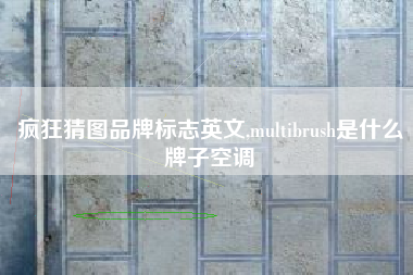 疯狂猜图品牌标志英文,multibrush是什么牌子空调